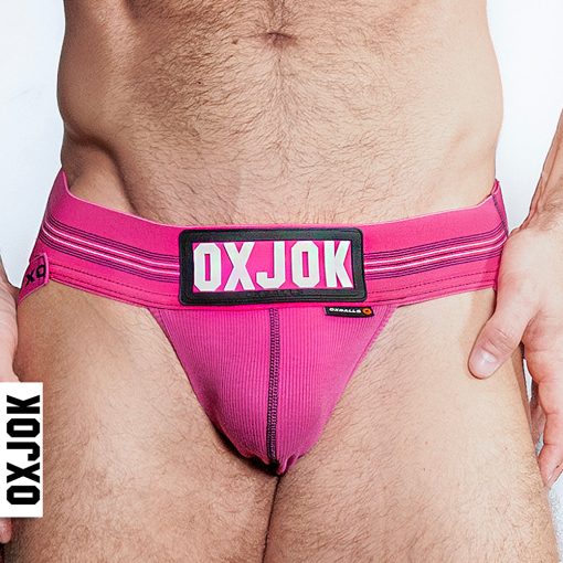 Oxballs Oxjok Slingjock Upthrust Slider-Strap Jock Pink Sky L - Image 2