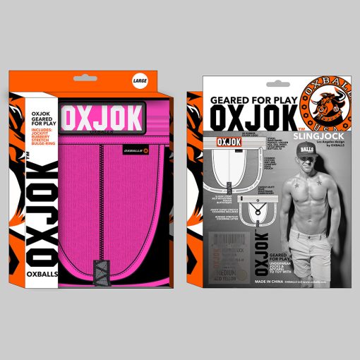 Oxballs Oxjok Slingjock Upthrust Slider-Strap Jock Pink Sky L - Image 6
