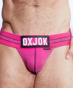 Oxballs Oxjok Slingjock Upthrust Slider-Strap Jock Pink Sky 2Xl