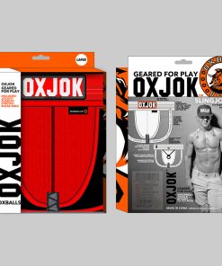 Oxballs Oxjok Slingjock Upthrust Slider-Strap Jock Red Hot Xl