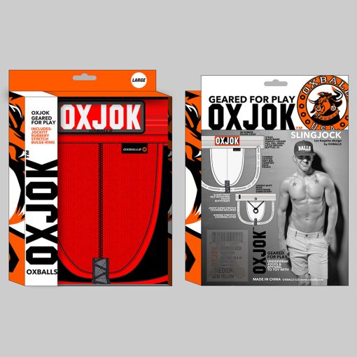 Oxballs Oxjok Slingjock Upthrust Slider-Strap Jock Red Hot 2Xl - Image 6