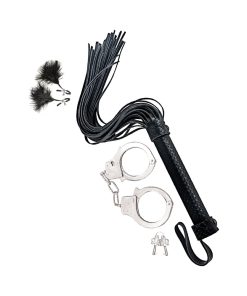 Feather And Cuffs Black