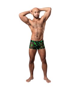 Male Power Hazy Dayz Pouch Short Pot Leaf Xl