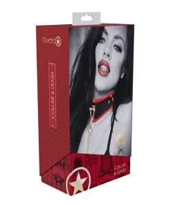 Ouch! International Milan Collection Collar With Leash