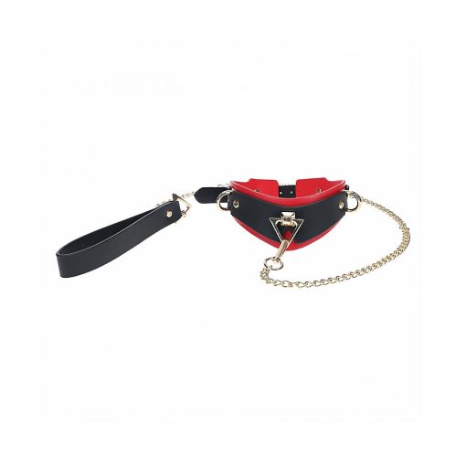 Ouch! International Milan Collection Collar With Leash - Image 2