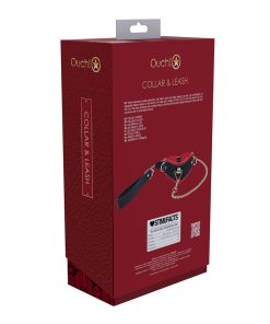 Ouch! International Milan Collection Collar With Leash