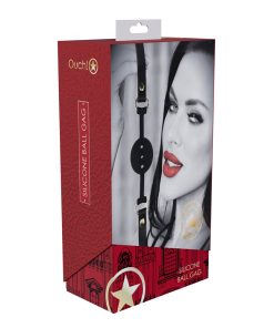 Ouch! International Milan Collection Silicone Ball Gag