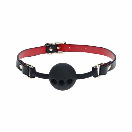 Ouch! International Milan Collection Silicone Ball Gag - Image 2