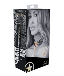 Ouch! International New York Collection Collar With Leash