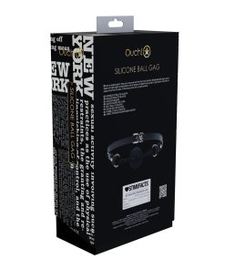 Ouch! International New York Collection Silicone Ball Gag