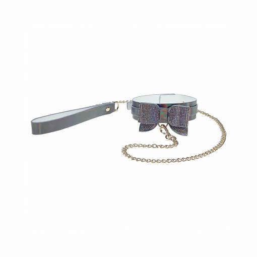 Ouch! International Paris Collection Collar With Leash Black - Image 2