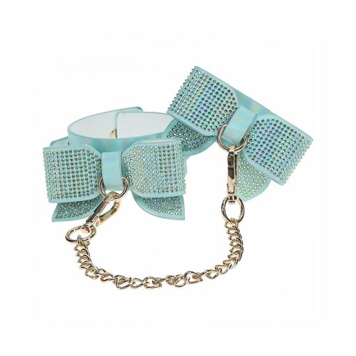 Ouch! International Paris Collection Leg Cuffs Blue - Image 2