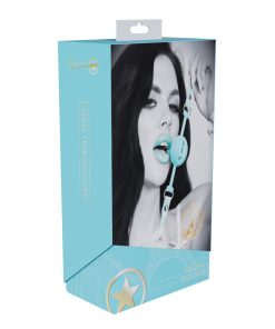Ouch! International Paris Collection Silicone Ball Gag Blue
