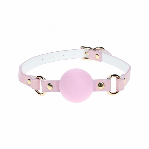 Ouch! International Paris Collection Silicone Ball Gag Pink - Image 2