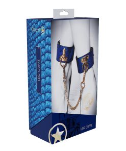 Ouch! International Florence Collection Leg Cuffs Blue