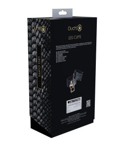 Ouch! International Florence Collection Leg Cuffs Black