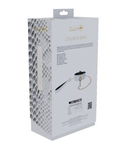 Ouch! International Florence Collection Collar With Leash White