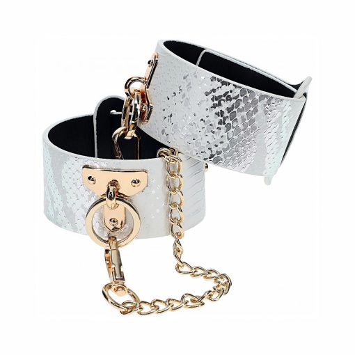 Ouch! International Florence Collection Leg Cuffs White - Image 2