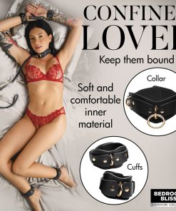 Bedroom Bliss Lover'S Restraints Set Black
