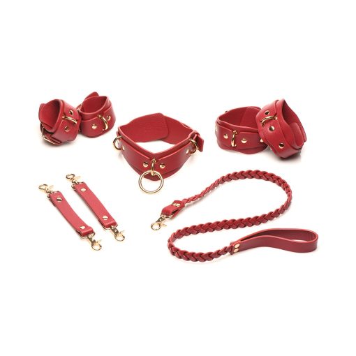 Bedroom Bliss Lover'S Restraints Set Red - Image 2