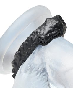 Creature Cocks Black Caiman Silicone Cock Ring