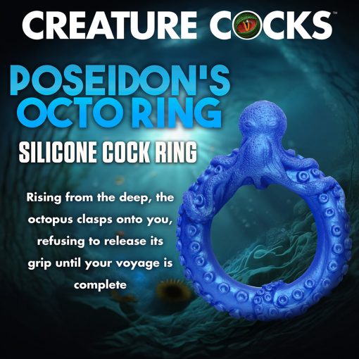 Creature Cocks Poseidon'S Octo-Ring Silicone Cock Ring - Image 8