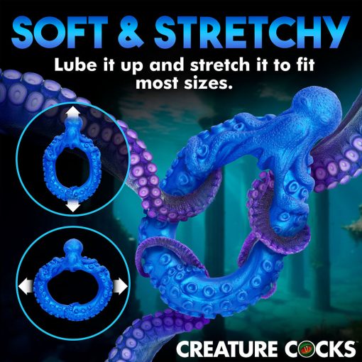 Creature Cocks Poseidon'S Octo-Ring Silicone Cock Ring - Image 13