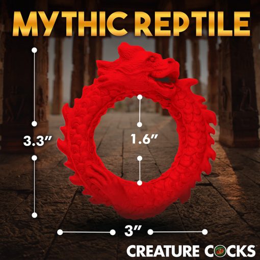 Creature Cocks Rise Of The Dragon Silicone Cock Ring - Image 13