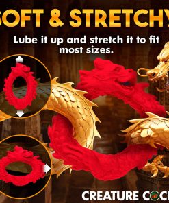 Creature Cocks Rise Of The Dragon Silicone Cock Ring