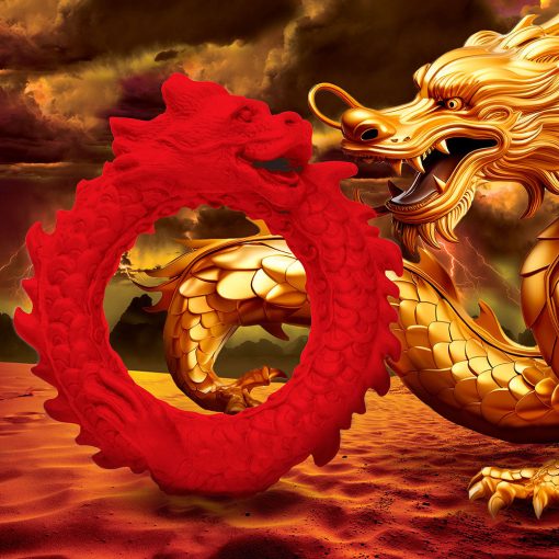 Creature Cocks Rise Of The Dragon Silicone Cock Ring - Image 17