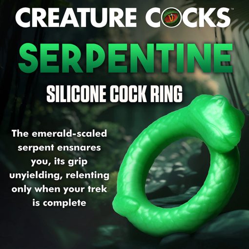 Creature Cocks Serpentine Silicone Cock Ring - Image 7