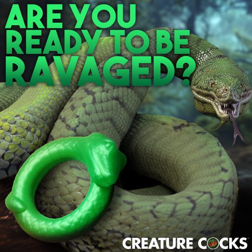 Creature Cocks Serpentine Silicone Cock Ring - Image 8