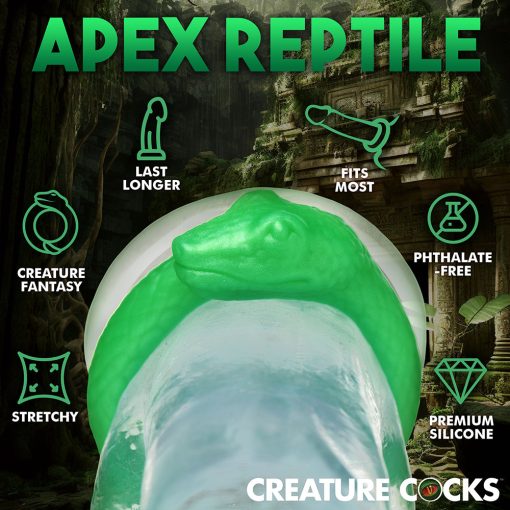 Creature Cocks Serpentine Silicone Cock Ring - Image 10
