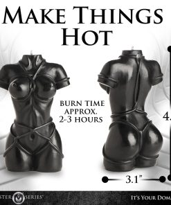 Master Series Bound Goddess Drip Candle Black