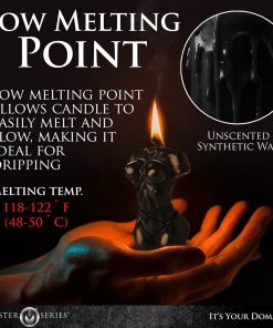 Master Series Bound Goddess Drip Candle Black