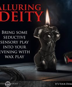 Master Series Bound Goddess Drip Candle Black