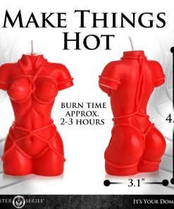 Master Series Bound Goddess Drip Candle Red