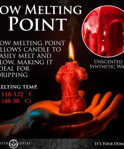 Master Series Bound Goddess Drip Candle Red