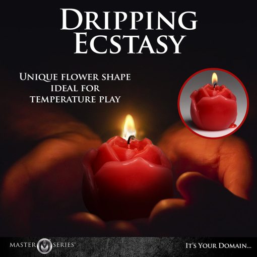 Master Series Flaming Rose Drip Candle - Image 7