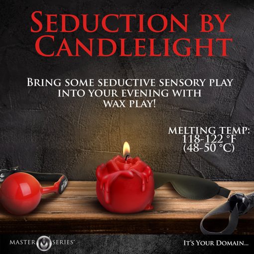 Master Series Flaming Rose Drip Candle - Image 12