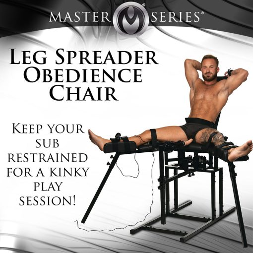 Master Series Leg Spreader Obedience Chair With Sex Machine - Image 8