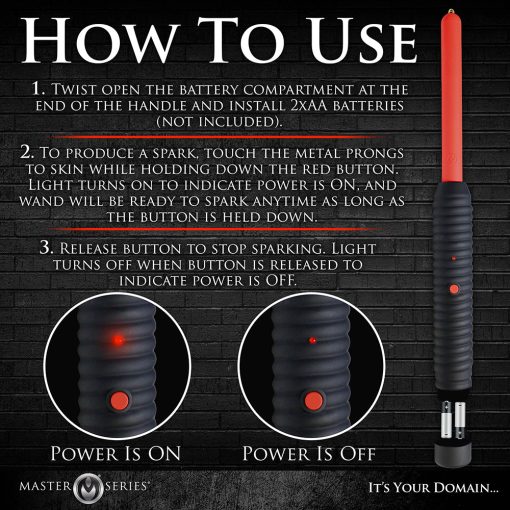 Master Series Spark Rod Zapping Wand - Image 14