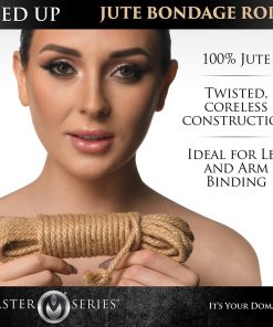 Master Series Tied Up Jute Bondage Rope 25 Ft.