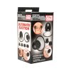 Size Matters 10X Rotating Silicone Nipple Suckers With 4 Attachments Black