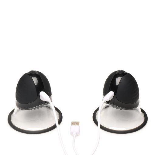 Size Matters 10X Rotating Silicone Nipple Suckers With 4 Attachments Black - Image 6