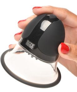 Size Matters 10X Rotating Silicone Nipple Suckers With 4 Attachments Black