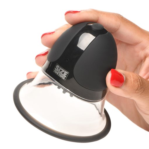 Size Matters 10X Rotating Silicone Nipple Suckers With 4 Attachments Black - Image 8