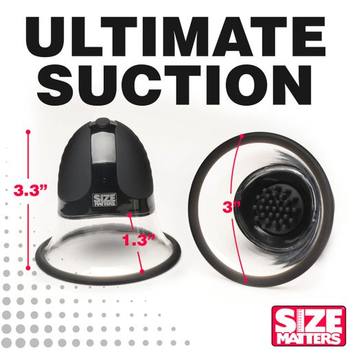 Size Matters 10X Rotating Silicone Nipple Suckers With 4 Attachments Black - Image 11