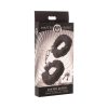 Master Series Cuffed In Fur Furry Handcuffs Black