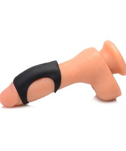Trinity Men 28X G-Shaft Silicone Cock Ring With Remote